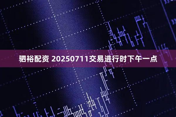 驷裕配资 20250711交易进行时下午一点