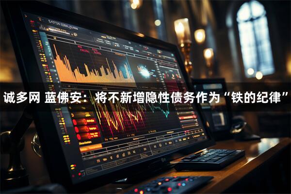 诚多网 蓝佛安:将不新增隐性债务作为“铁的纪律”